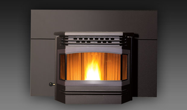 The Meridian Pellet Fireplace Insert